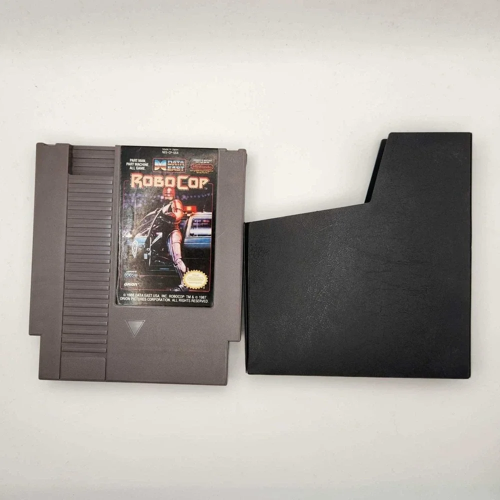 Robocop (Nintendo NES, 1988) Action Game Cartridge with Dust Sleeve Data East